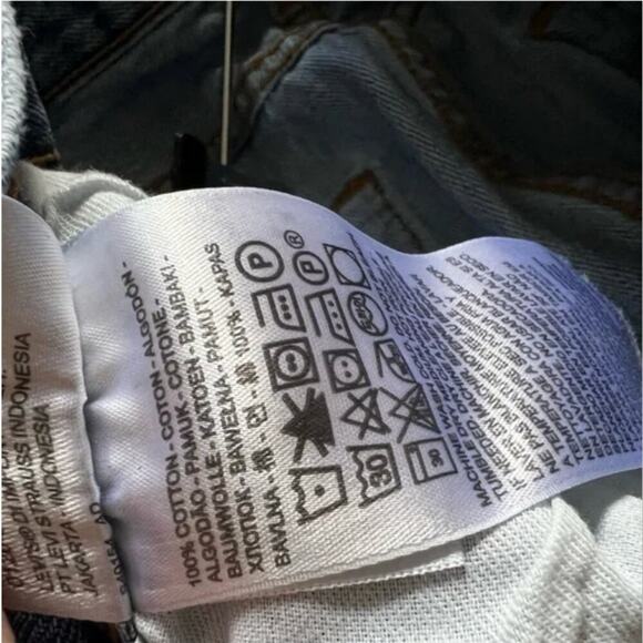 Levi's 501 Straight Leg Jeans 33Wx30L - Picture 7 of 8